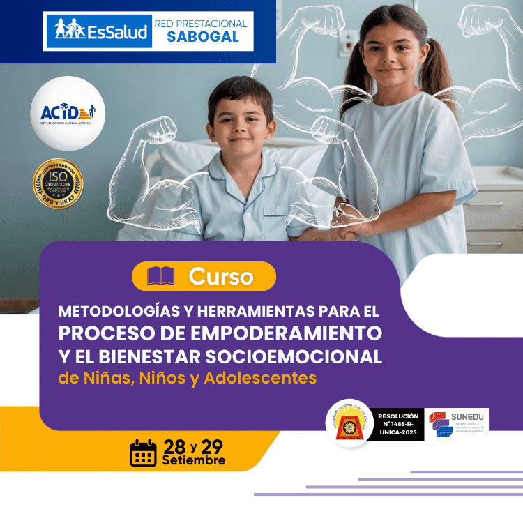 Metodologías y herramientas para el proceso de empoderamiento y el bienestar socioemocional de niñas, niños y adolescentes 189-26-CURSO